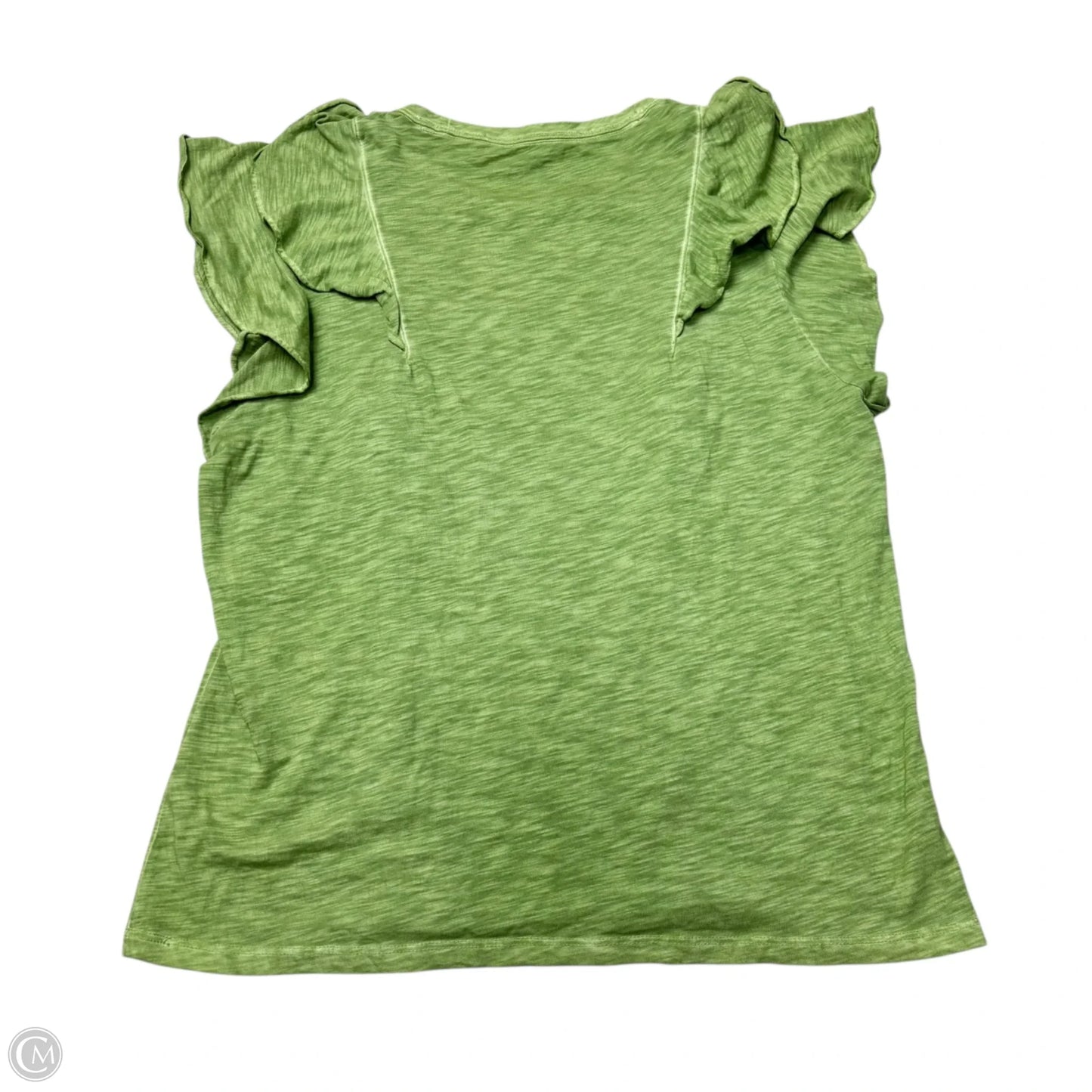 Top Short Sleeve By Veronica Beard In Green, Size: L