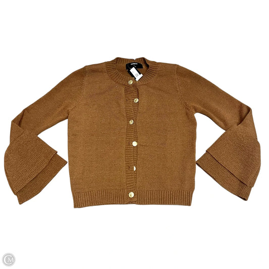 Sweater Cardigan By Express In Brown, Size: L