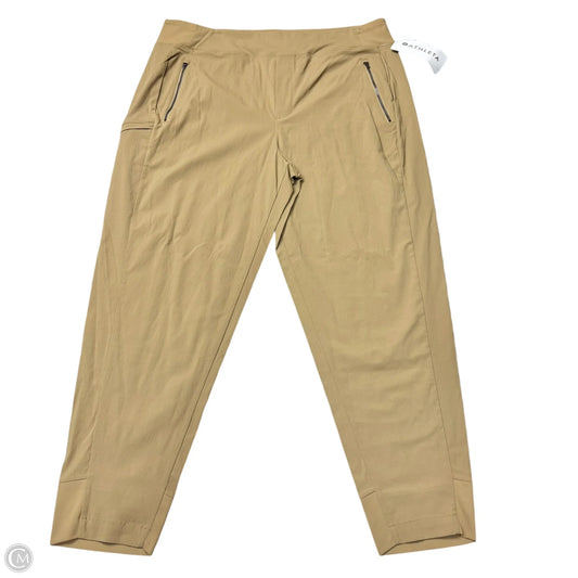 Athletic Pants By Athleta In Tan, Size: 16