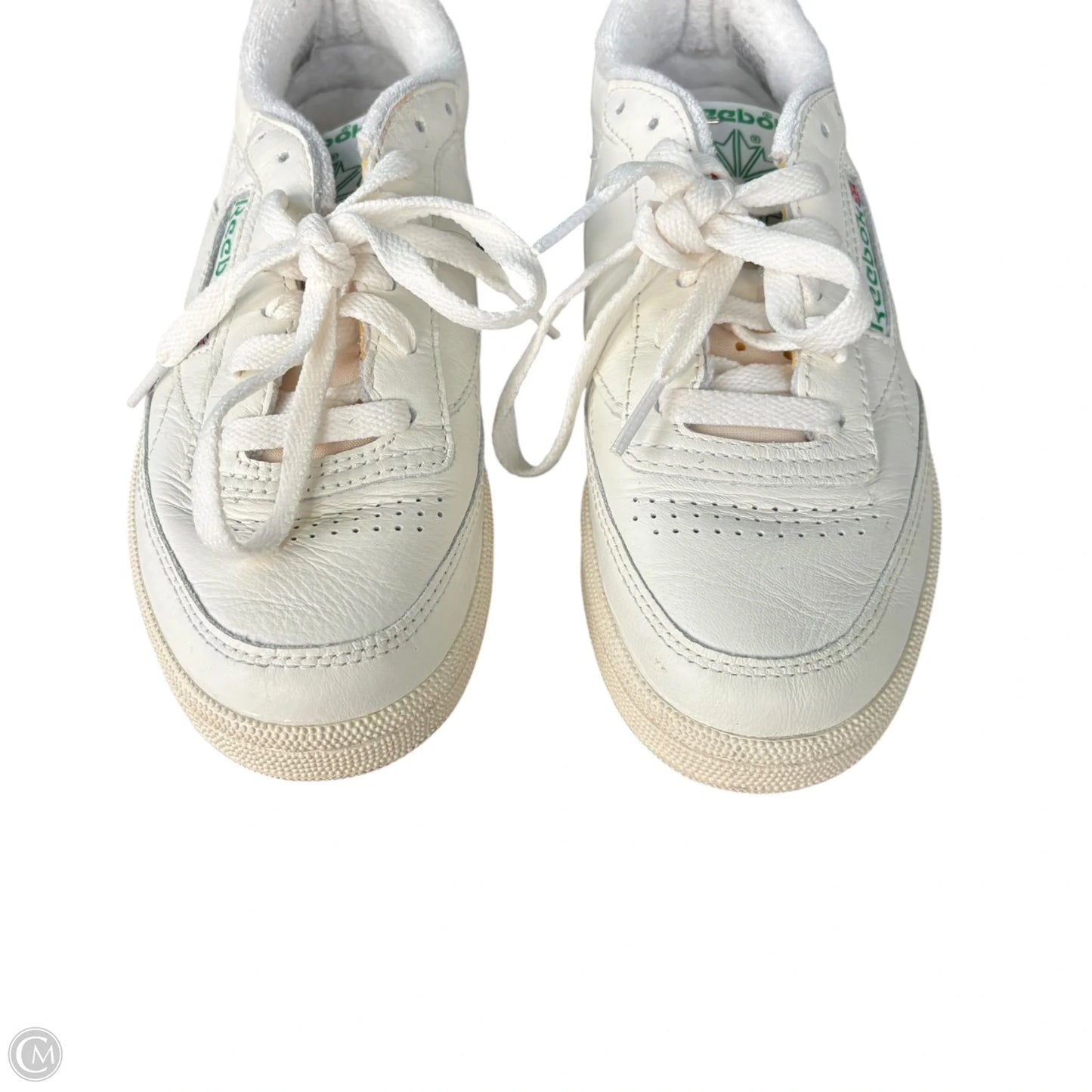 Shoes Sneakers By Reebok In Cream & Green, Size: 7.5