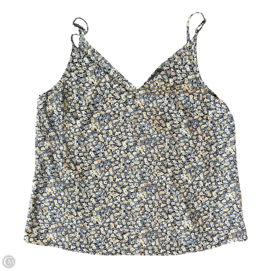 Top Sleeveless By Primark In Floral Print, Size: L