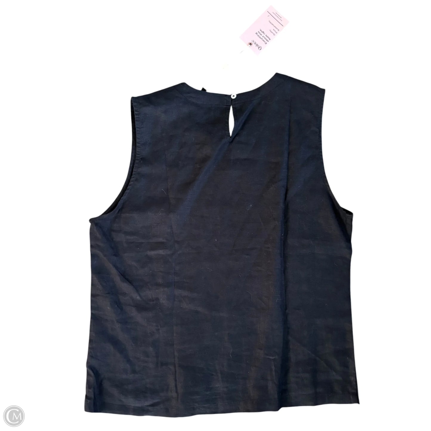 Top Sleeveless By Quince In Black, Size: M