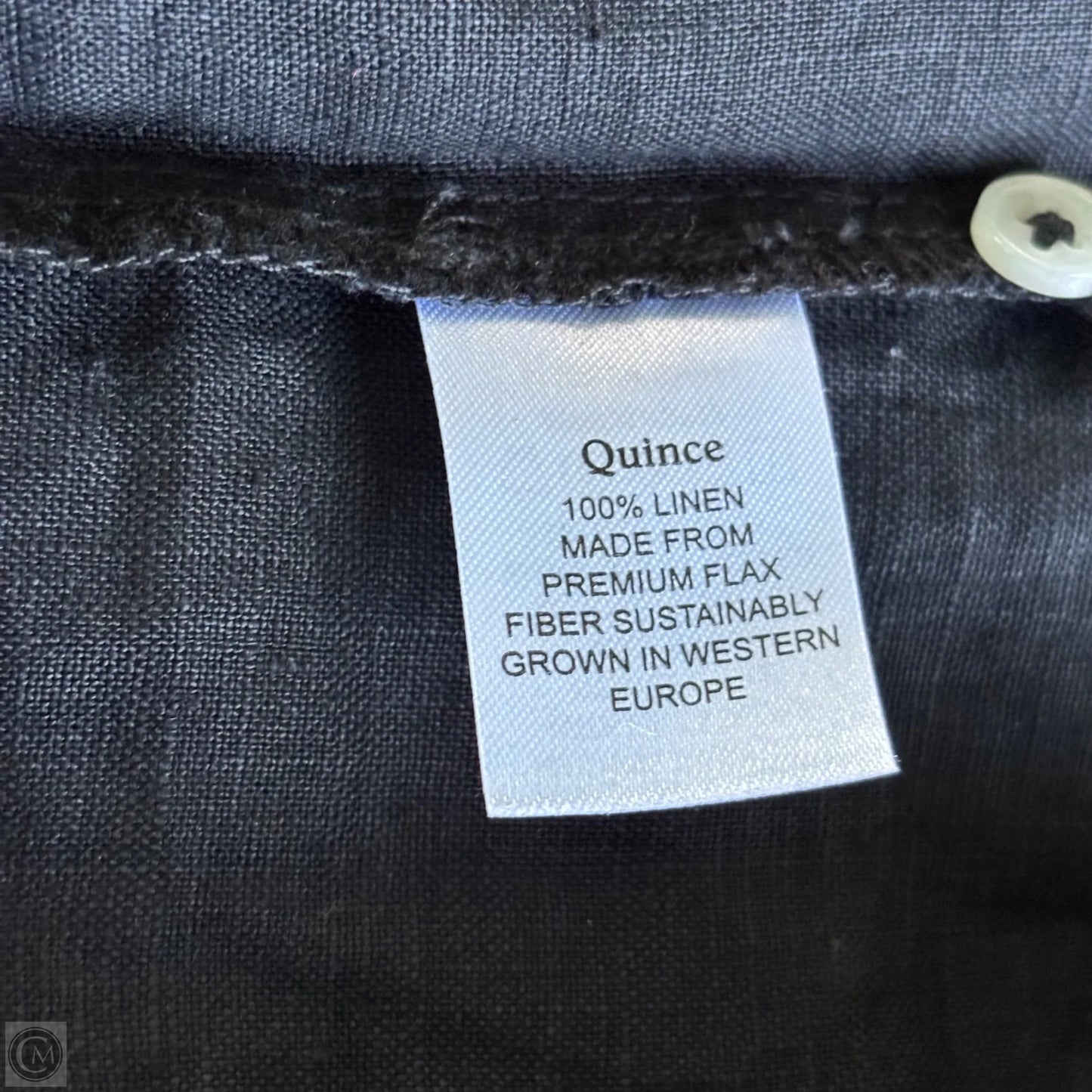 Top Sleeveless By Quince In Black, Size: M