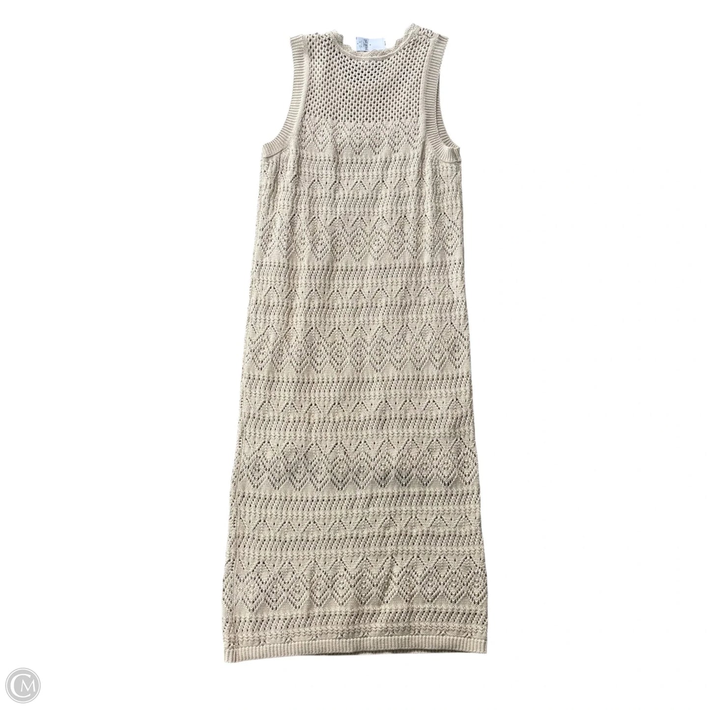 Dress Casual Midi By Gap In Cream, Size: M
