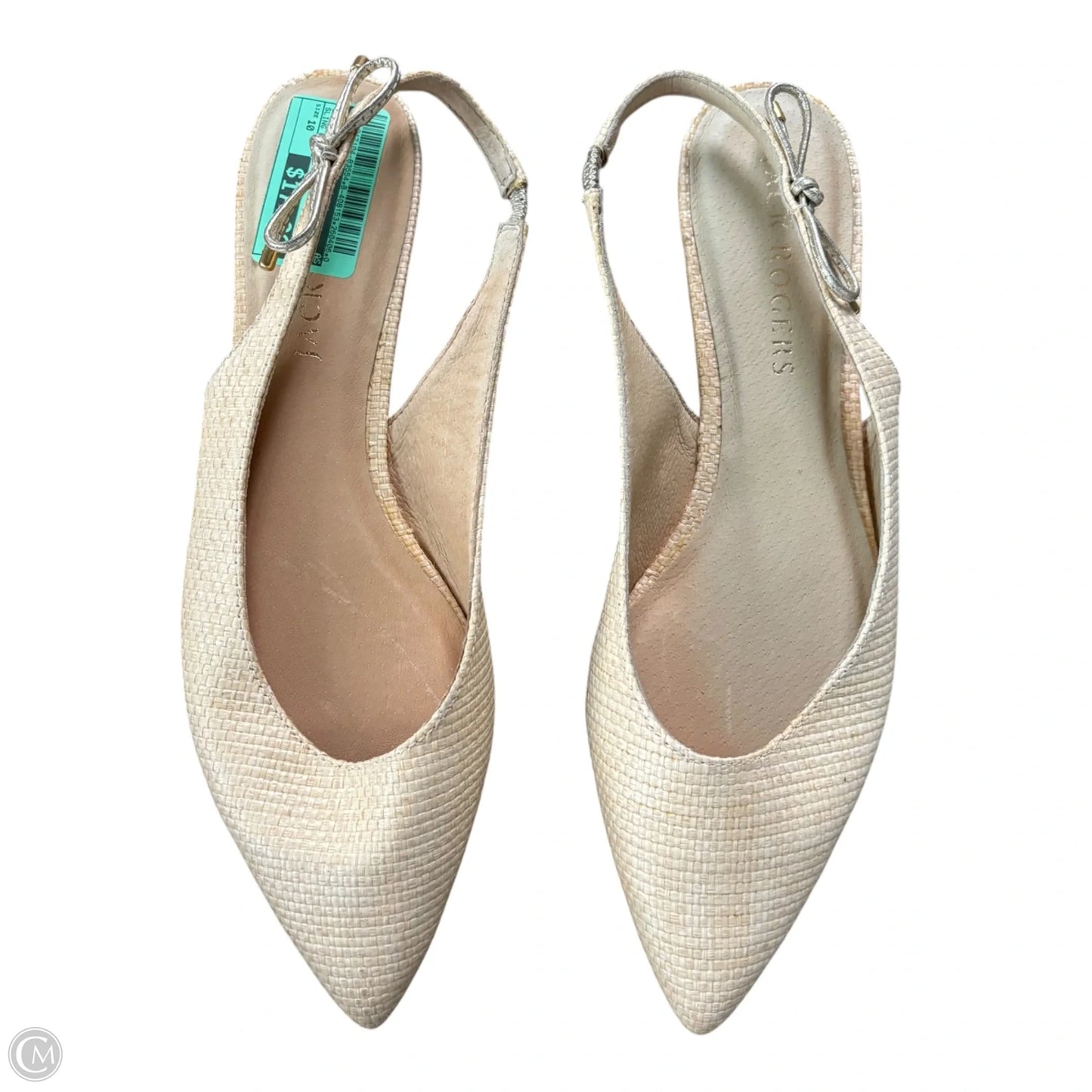 Shoes Flats By Jack Rogers In Cream, Size: 10