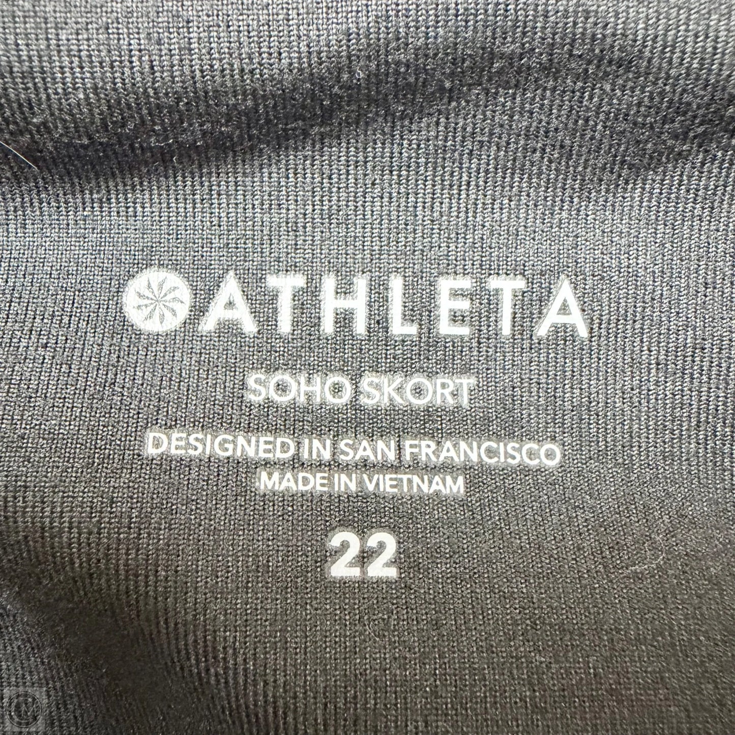 Athletic Skort By Athleta In Black, Size: 3x