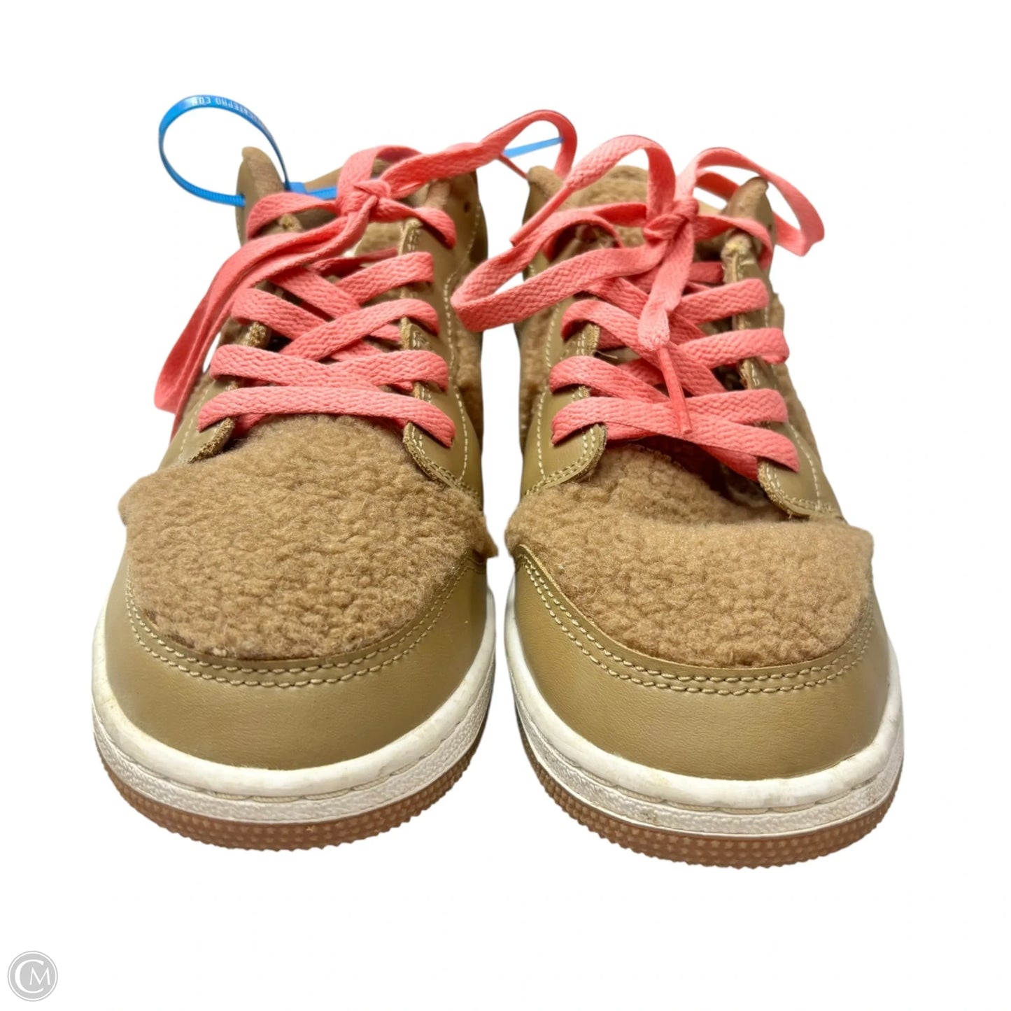 Shoes Luxury Designer By Jordan In Brown & Pink, Size: 7.5