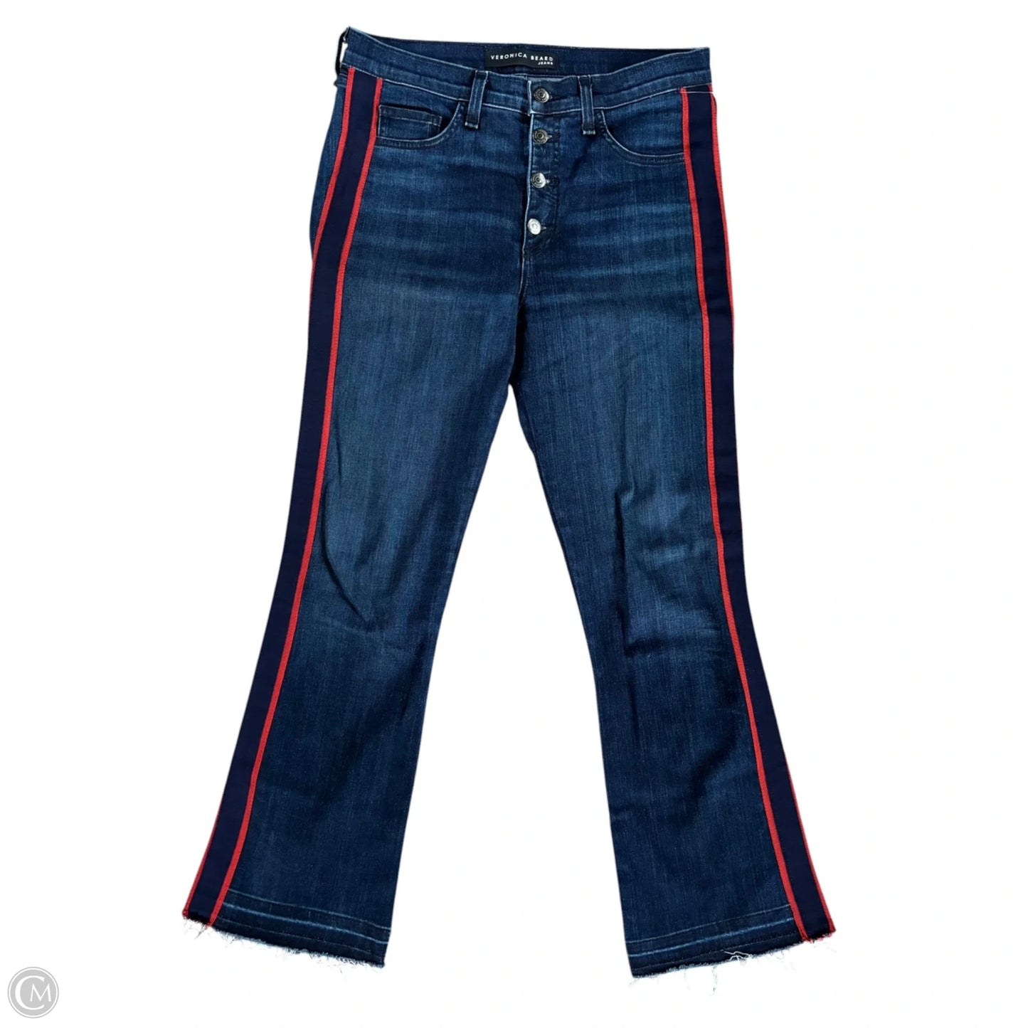 Jeans Flared By Veronica Beard In Blue Denim, Size: 10