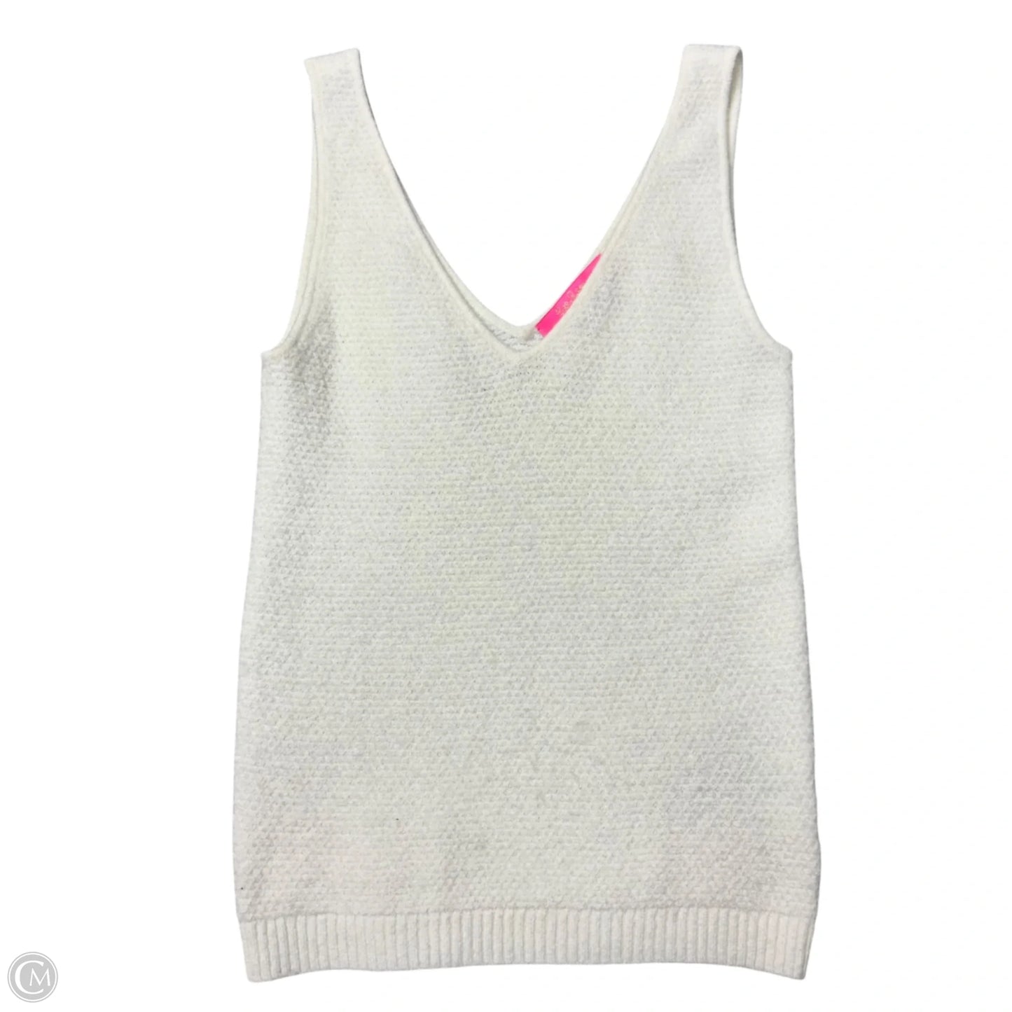 Top Sleeveless Designer By Lilly Pulitzer In Ivory, Size: S