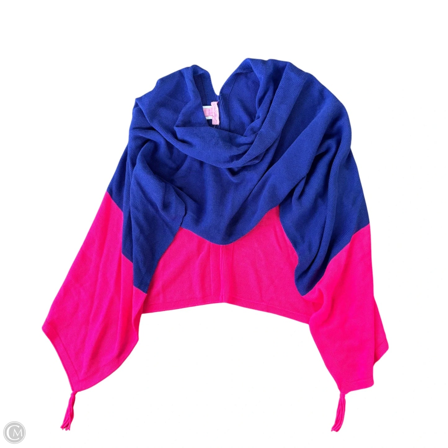 Poncho Designer By Lilly Pulitzer In Blue & Pink, Size: Osfm