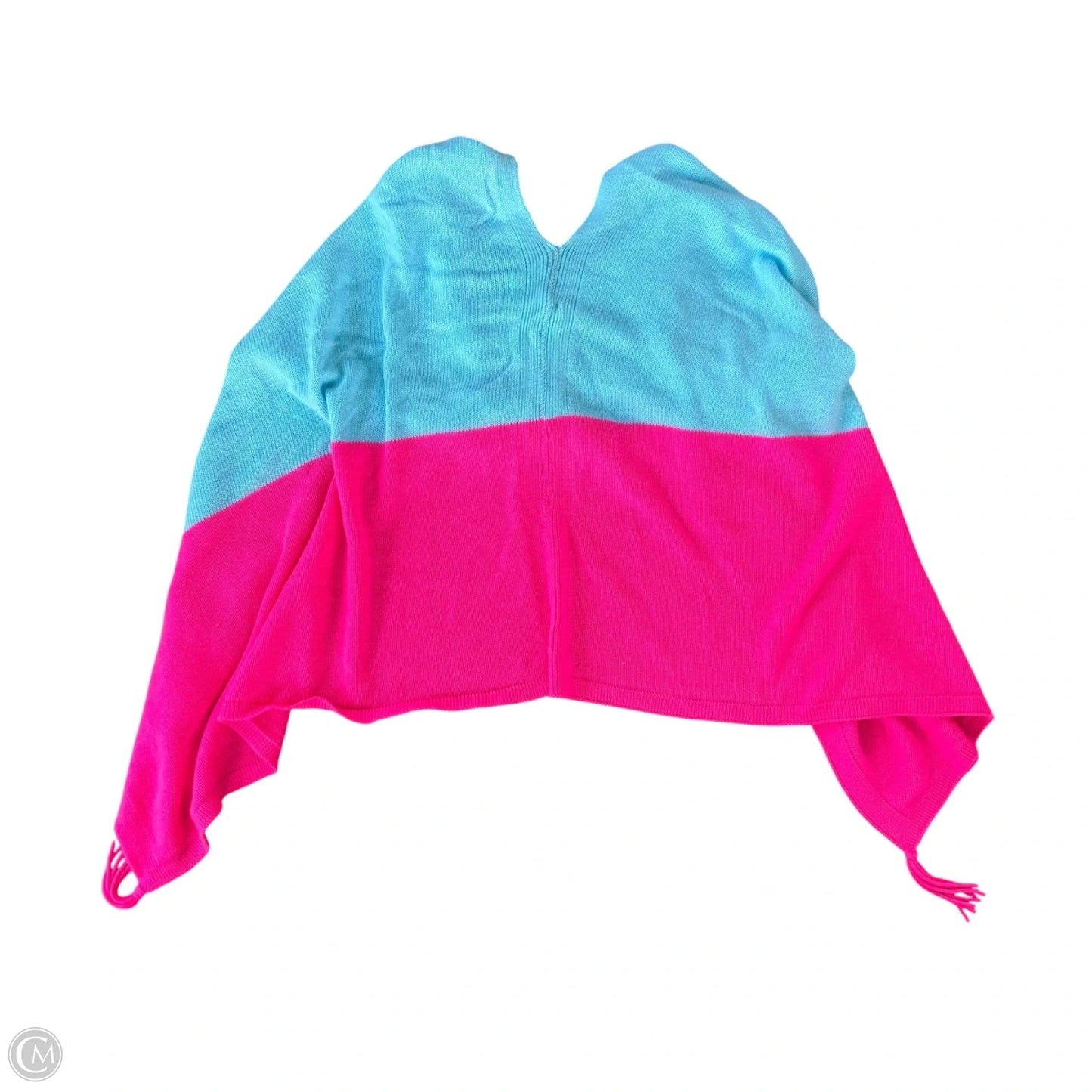 Poncho Designer By Lilly Pulitzer In Blue & Pink, Size: Osfm