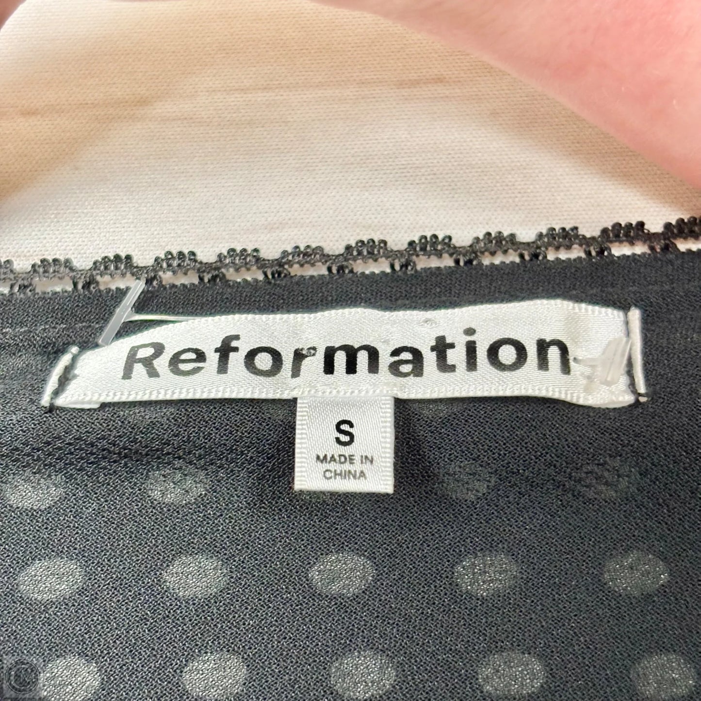 Skirt Mini & Short By Reformation In Polkadot Pattern, Size: S