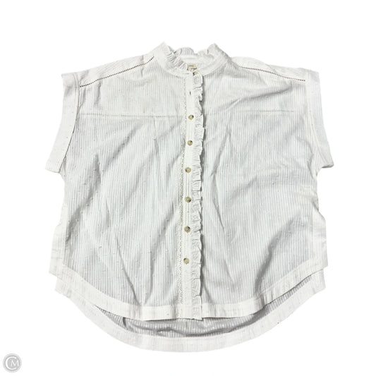 Top Short Sleeve By Pilcro In Ivory, Size: S
