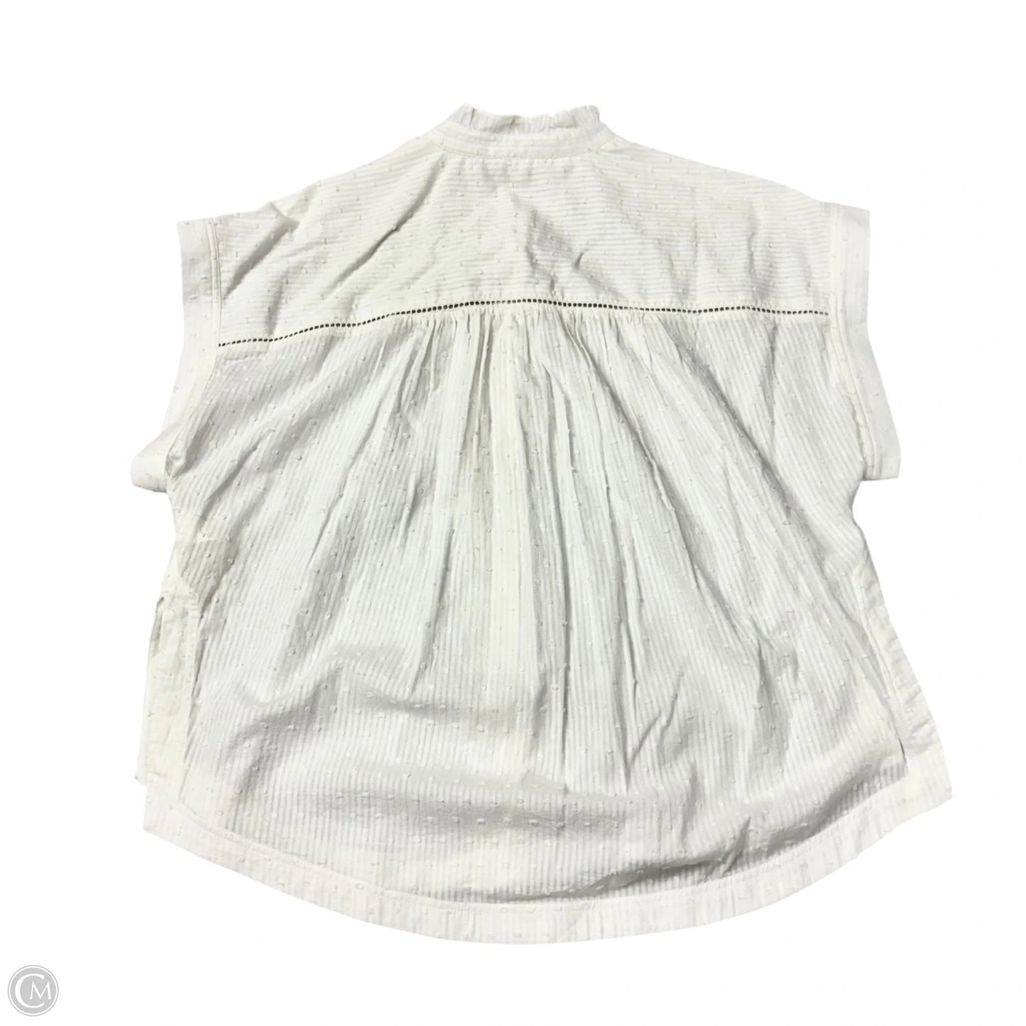 Top Short Sleeve By Pilcro In Ivory, Size: S
