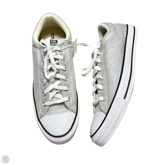 Shoes Sneakers By Converse In Silver & White, Size: 12