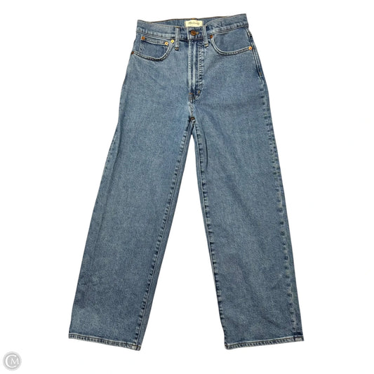 Jeans Wide Leg By Madewell In Blue Denim, Size: 2