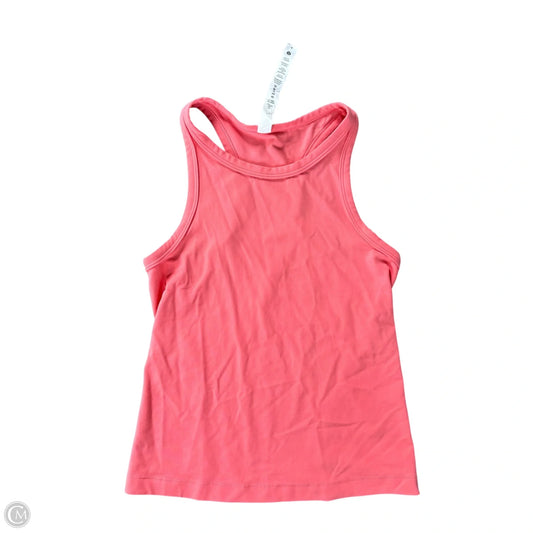 Athletic Tank Top By Lululemon In Coral, Size: S