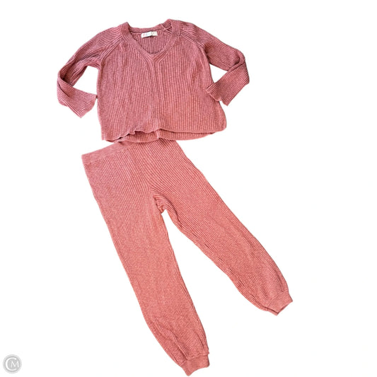 Pants Set 2pc By Free People In Pink, Size: S