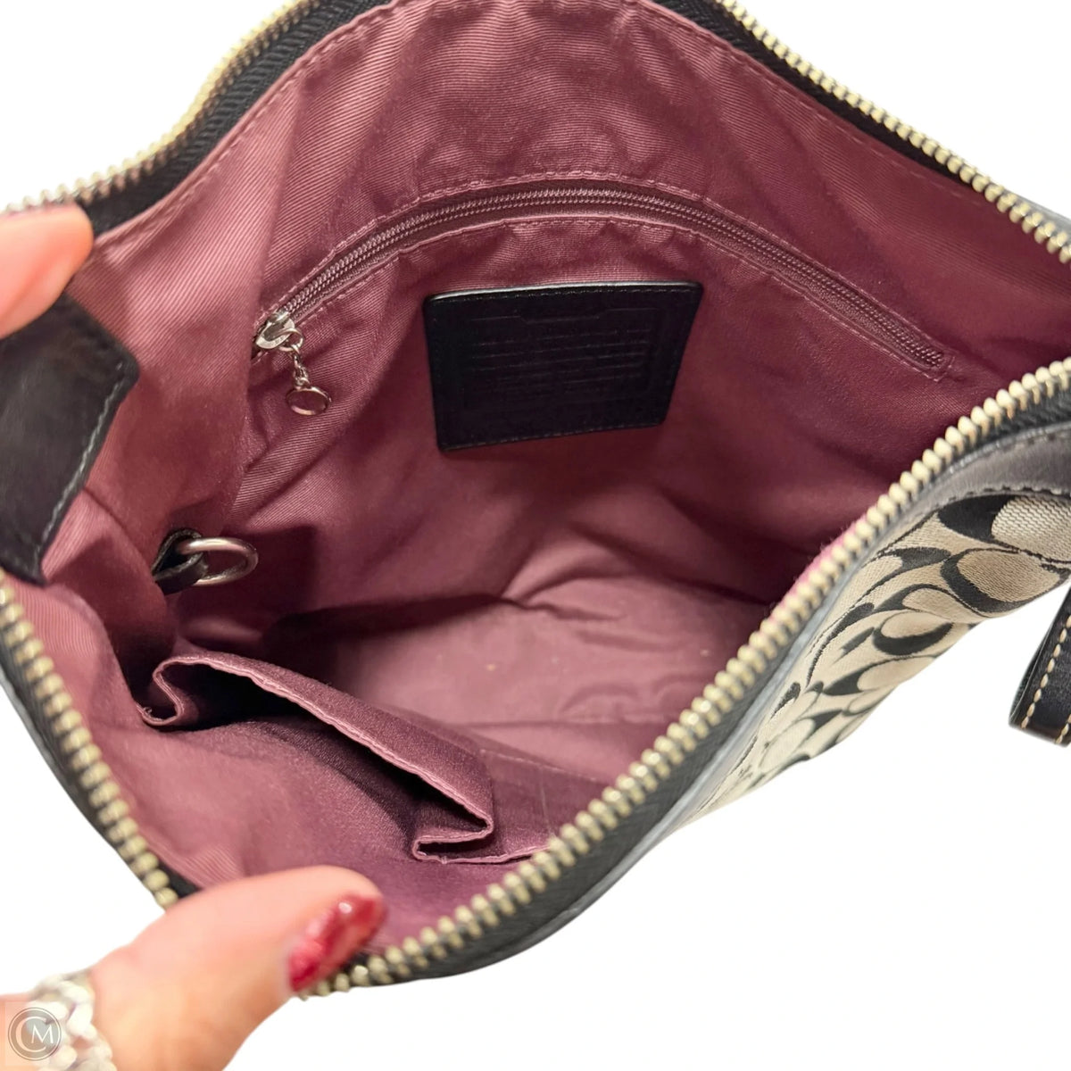 Handbag Designer By Coach, Size: Medium