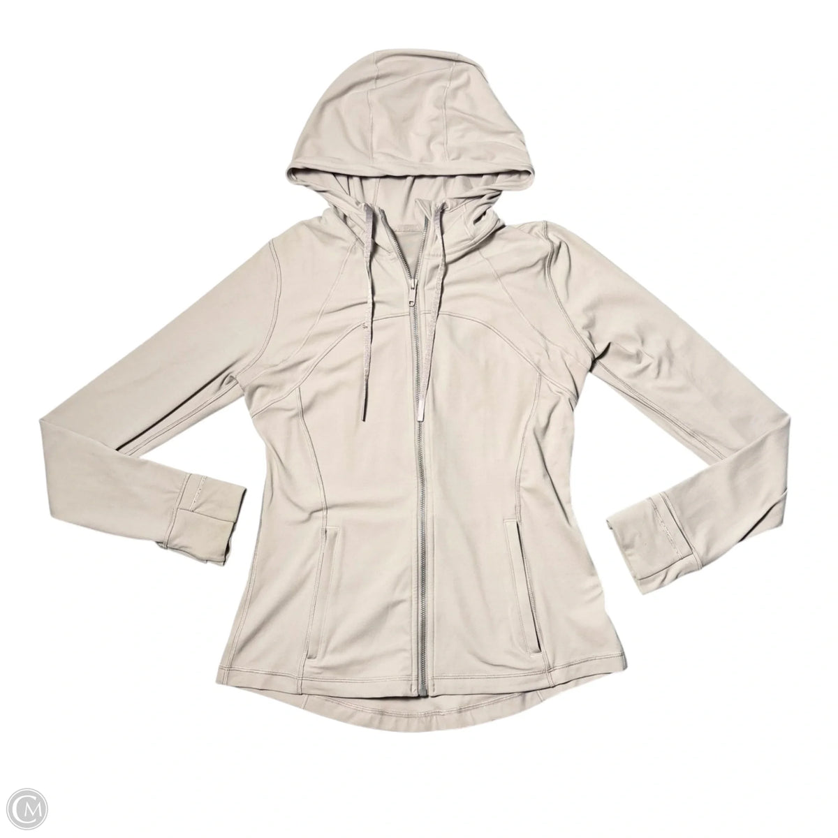 Athletic Jacket By Lululemon In Purple, Size: M
