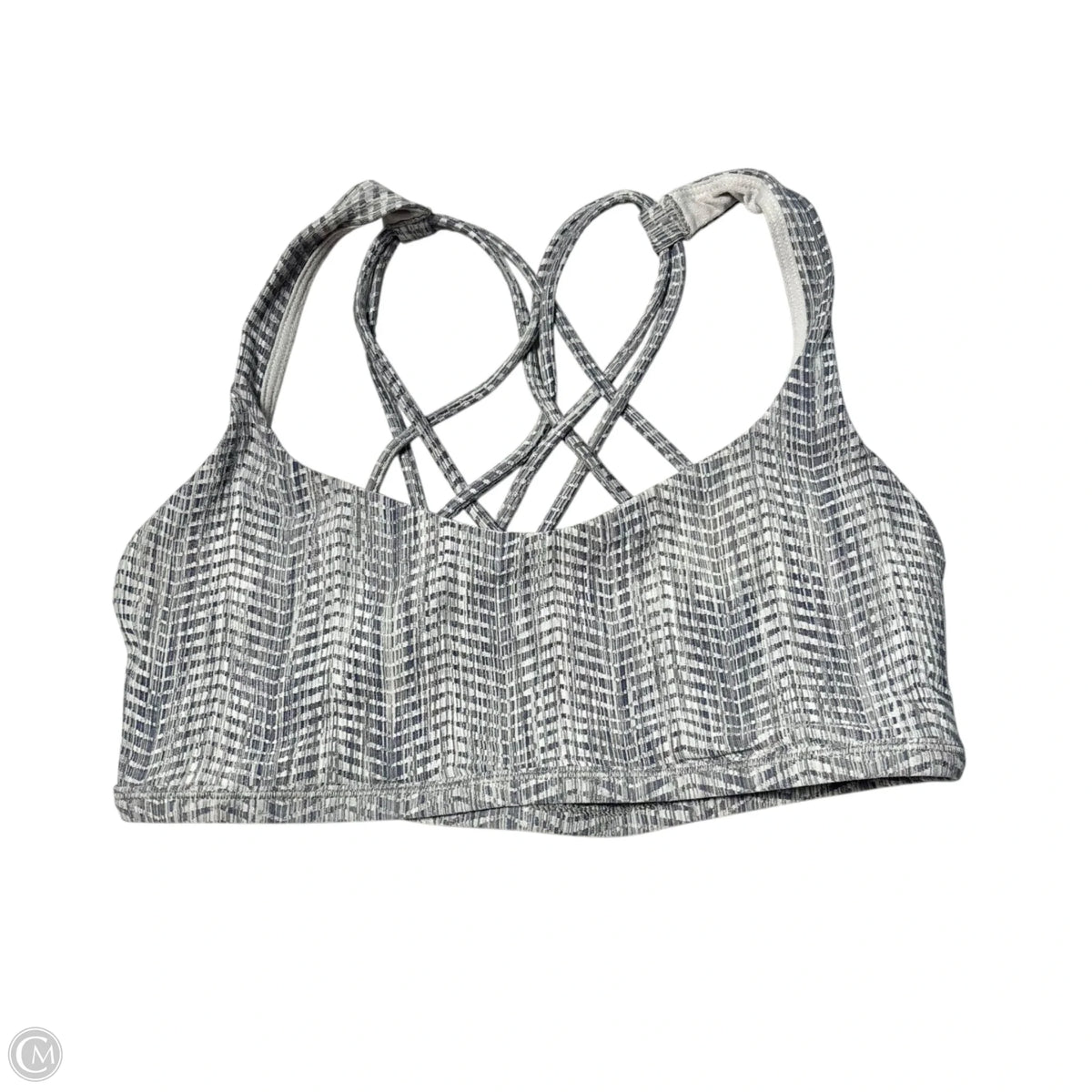 Athletic Bra By Lululemon In Grey, Size: S