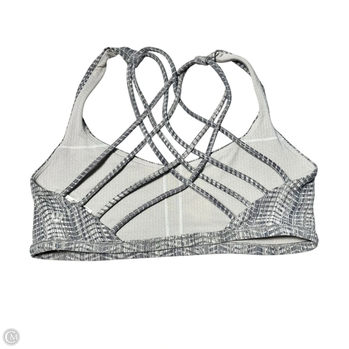 Athletic Bra By Lululemon In Grey, Size: S