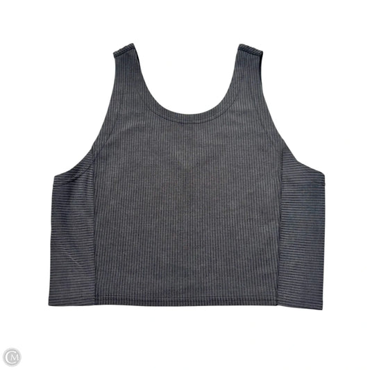 Athletic Tank Top By Lululemon In Grey, Size: M
