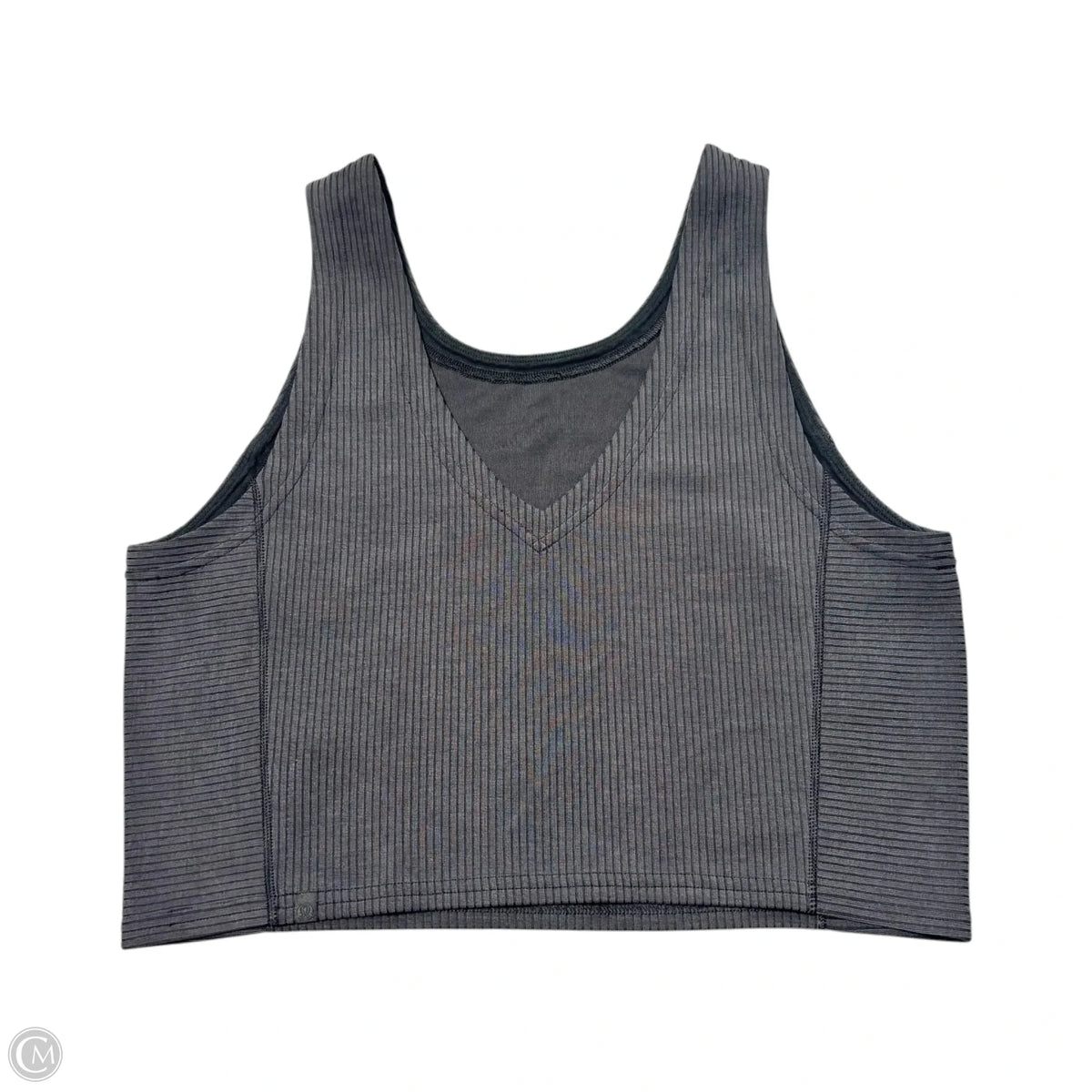 Athletic Tank Top By Lululemon In Grey, Size: M