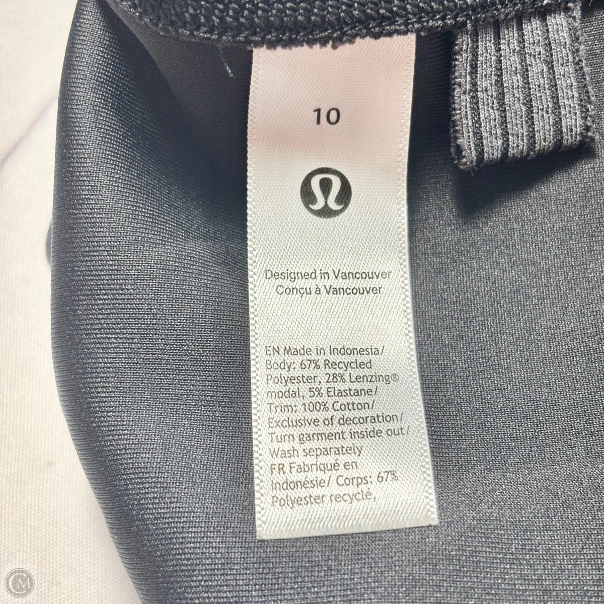 Athletic Tank Top By Lululemon In Grey, Size: M
