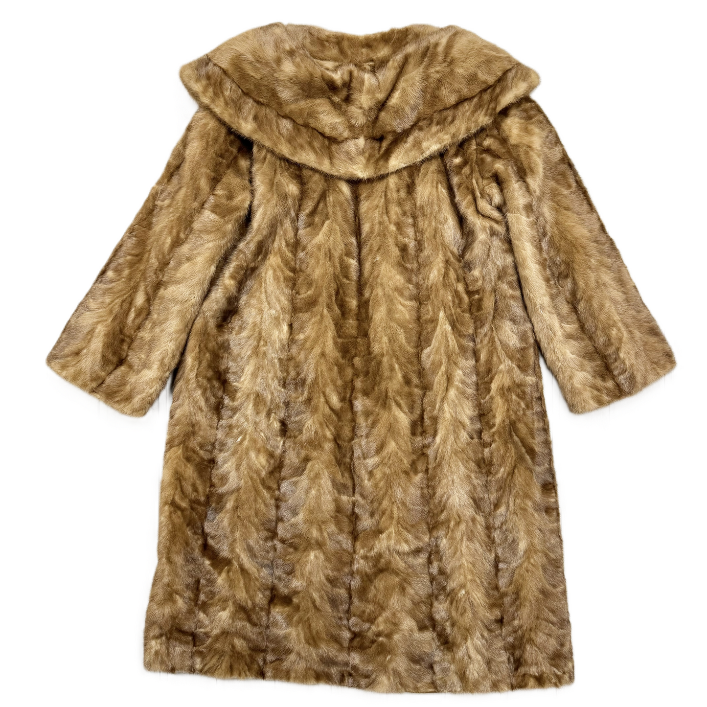 Coat Other In Brown, Size: M