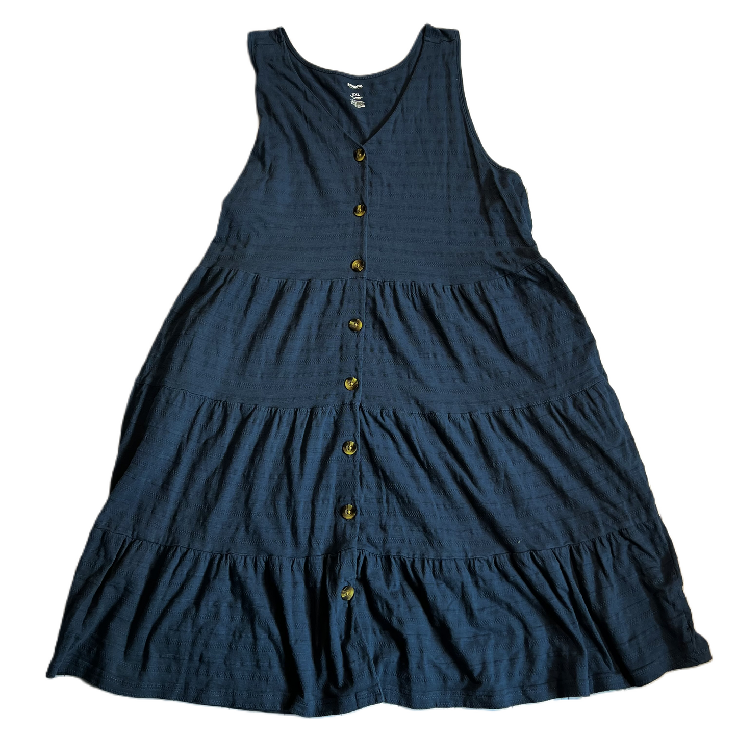 Blue Dress Casual Short By Sonoma, Size: 2x