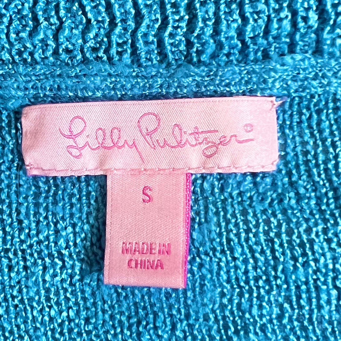 Blue Sweater Cardigan By Lilly Pulitzer, Size: S