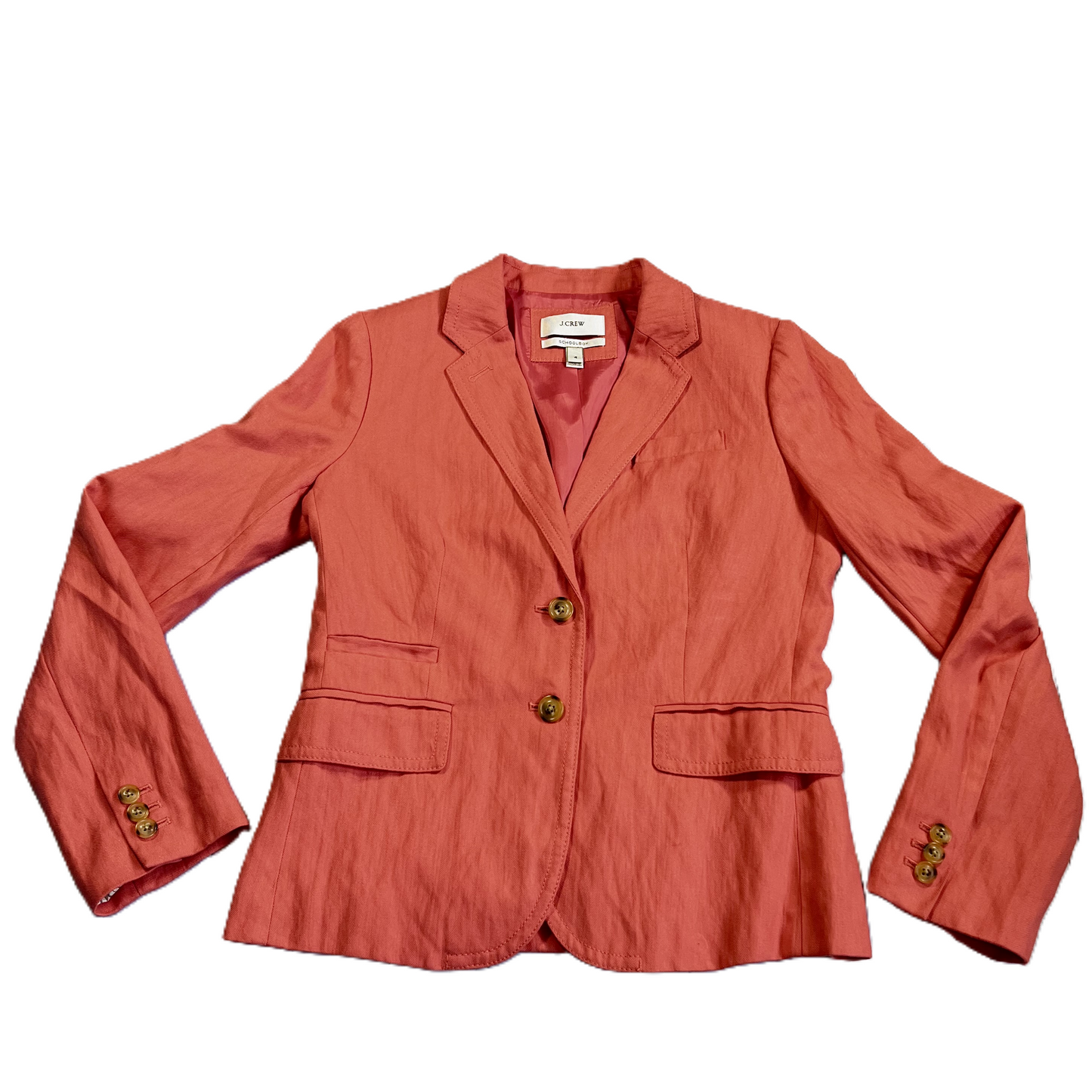 Peach Blazer By J. Crew, Size: Xs