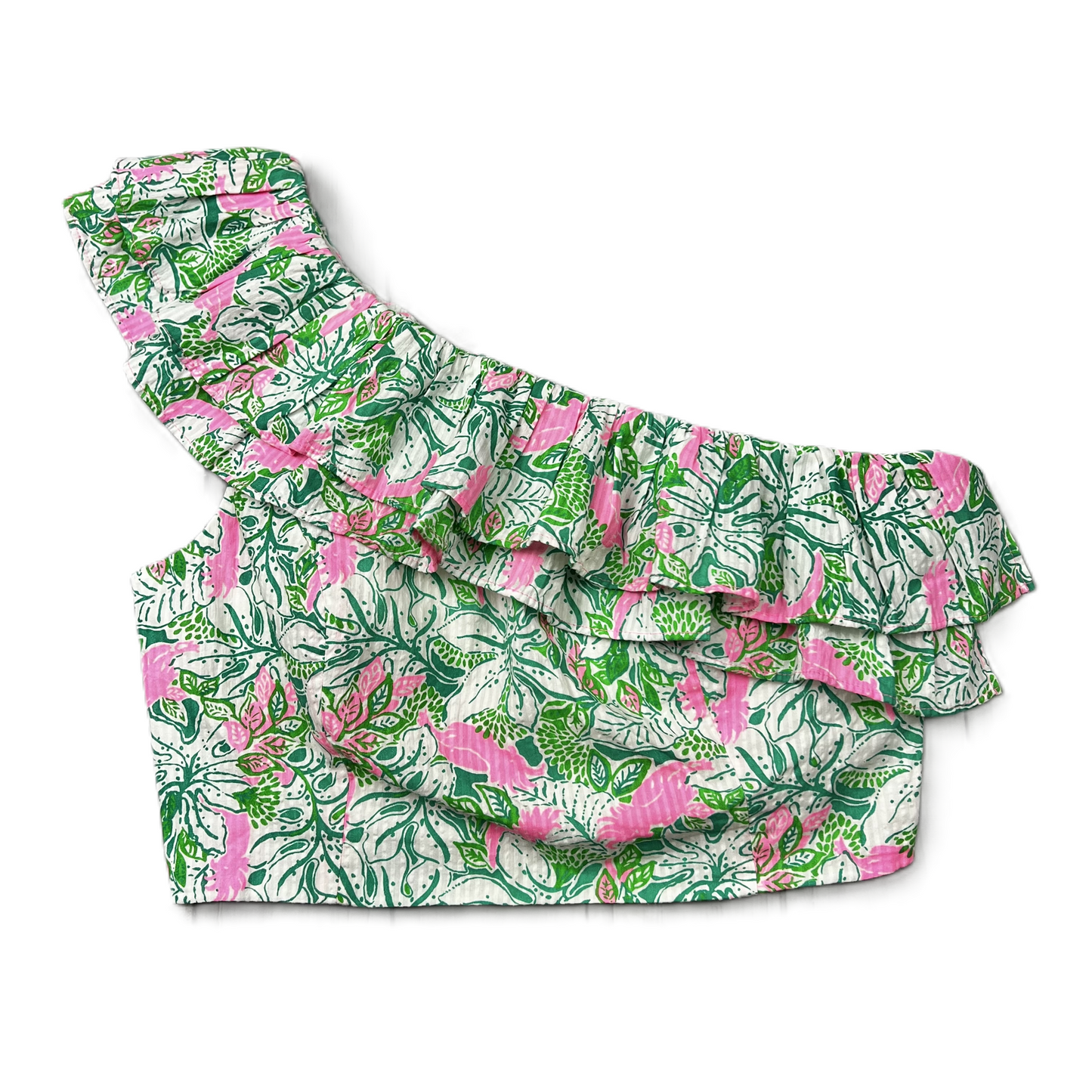 Green & Pink Top Sleeveless By Lilly Pulitzer, Size: S