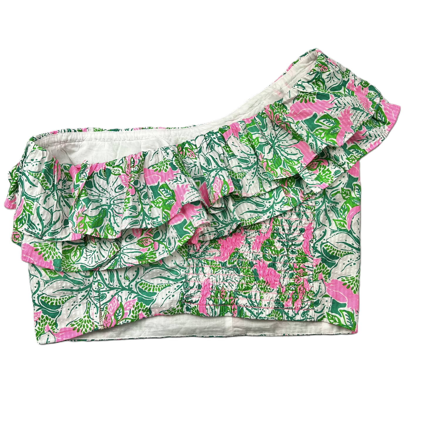 Green & Pink Top Sleeveless By Lilly Pulitzer, Size: S