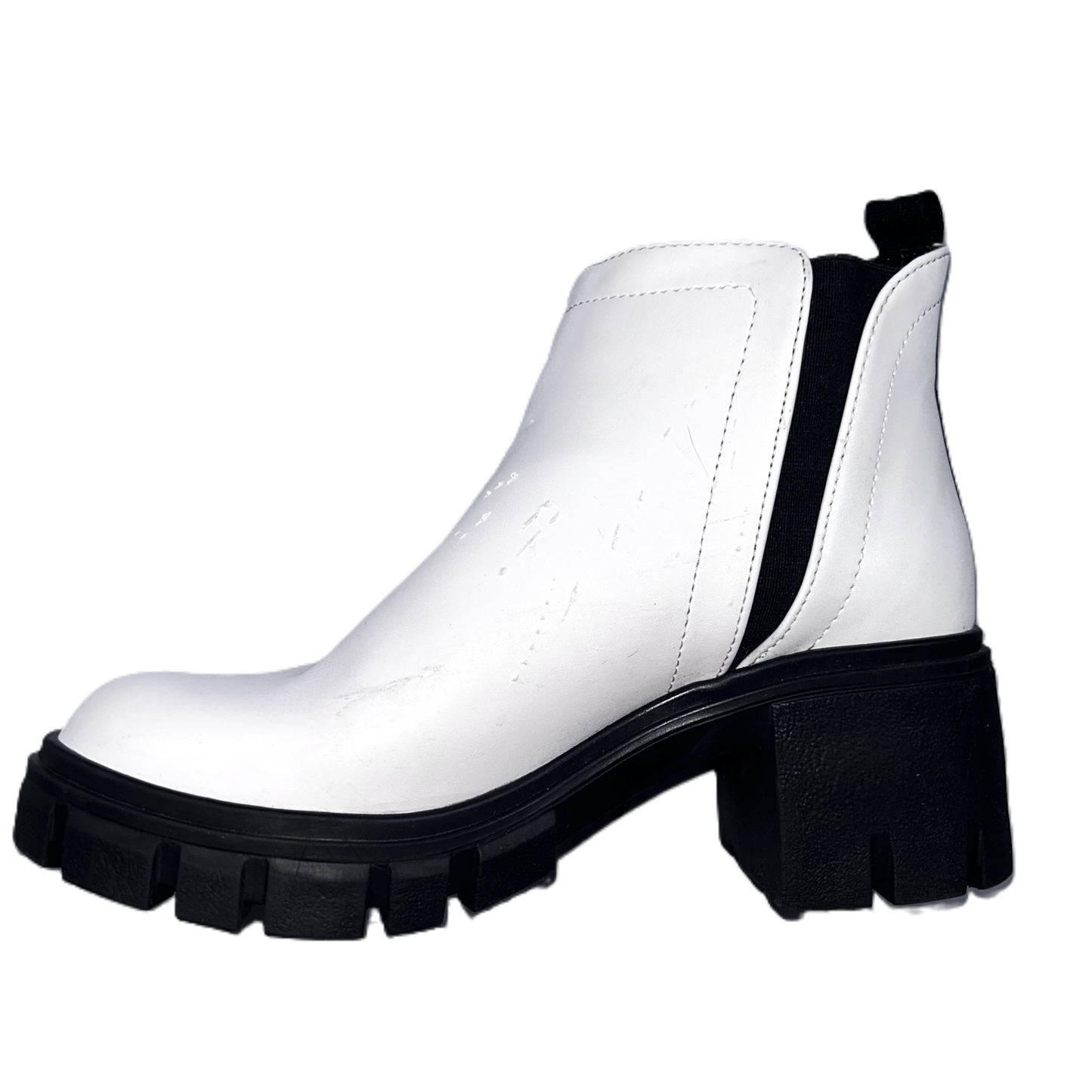 Boots Combat By True Religion In White, Size: 7