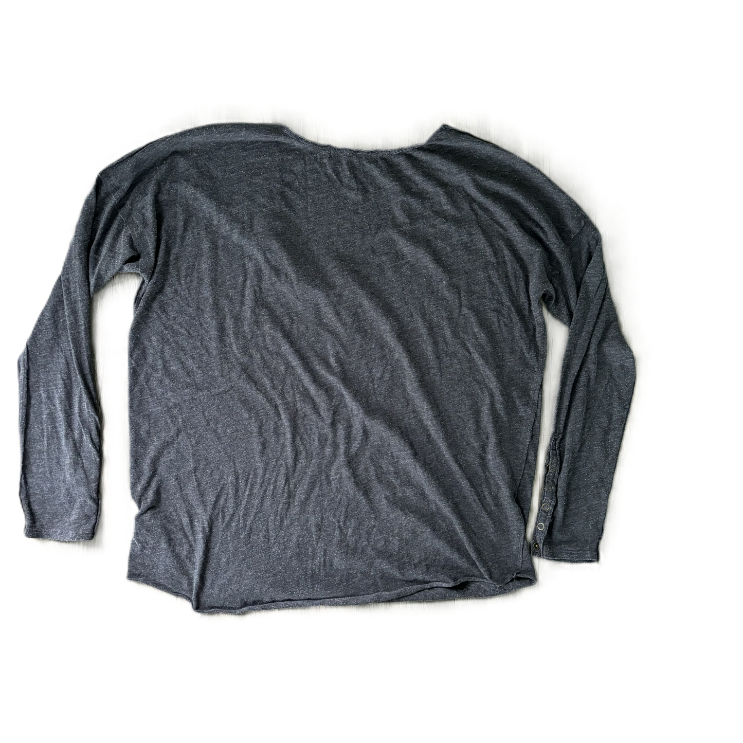 Top Long Sleeve By We The Free In Grey, Size: L