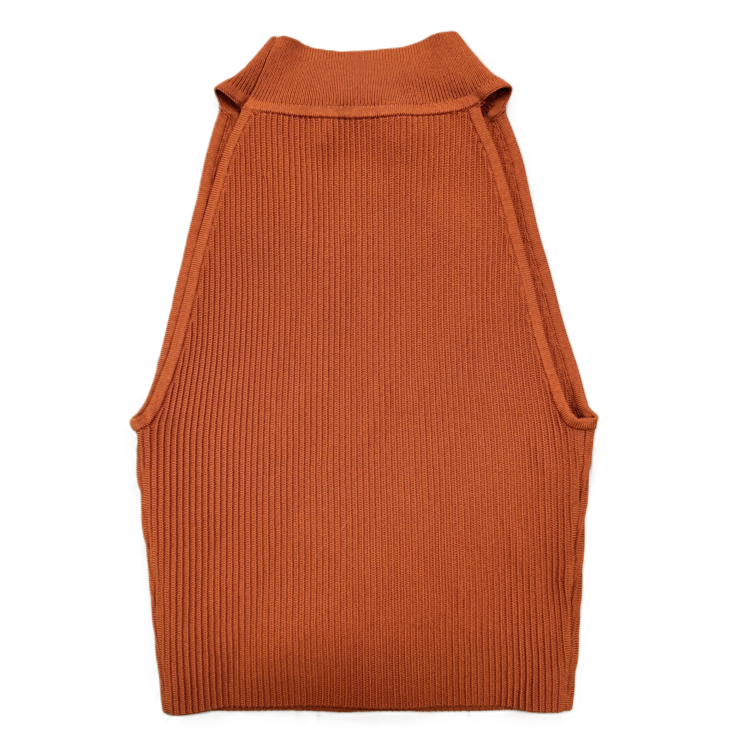 Top Sleeveless By Babaton In Orange, Size: Xs