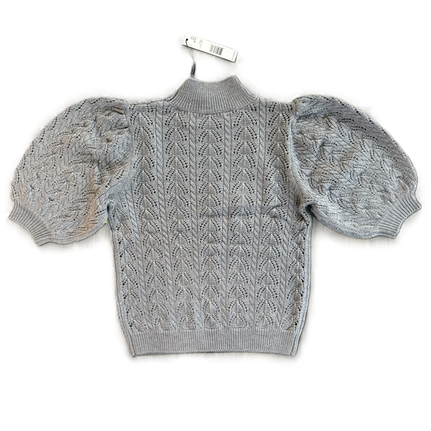 Sweater Short Sleeve By Elie Tahari In Grey, Size: Xs