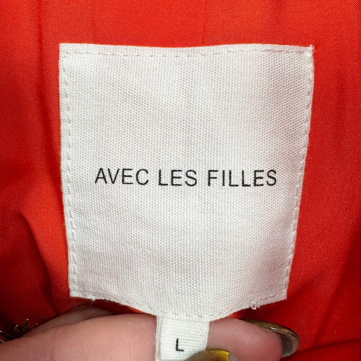 Coat Puffer & Quilted By Avec Les Filles In Red, Size: L