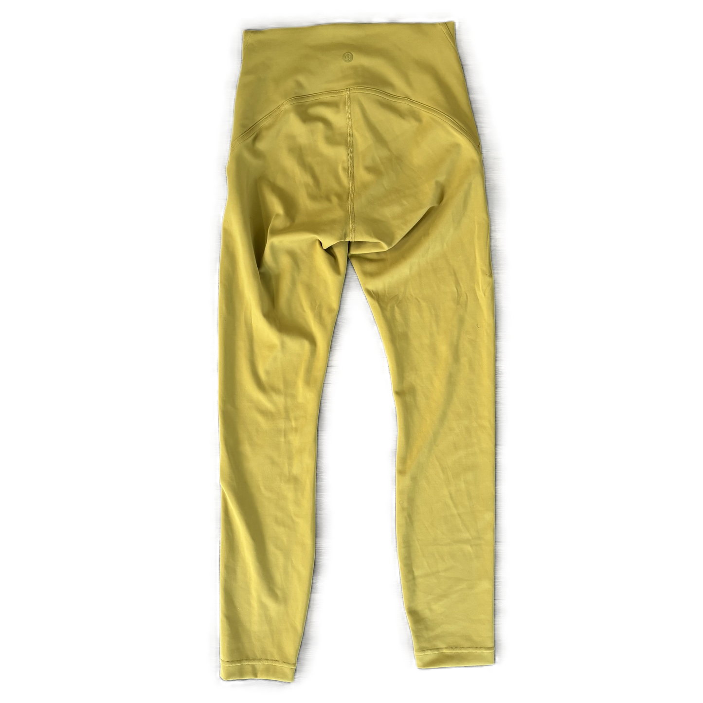 Athletic Leggings By Lululemon In Chartreuse, Size: 4