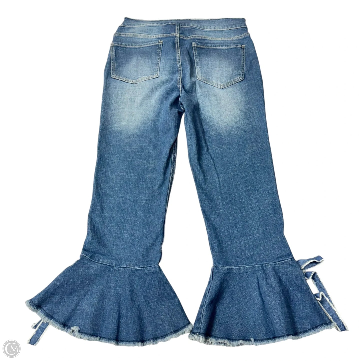 Jeans Flared By For The Republic In Blue Denim, Size: 8