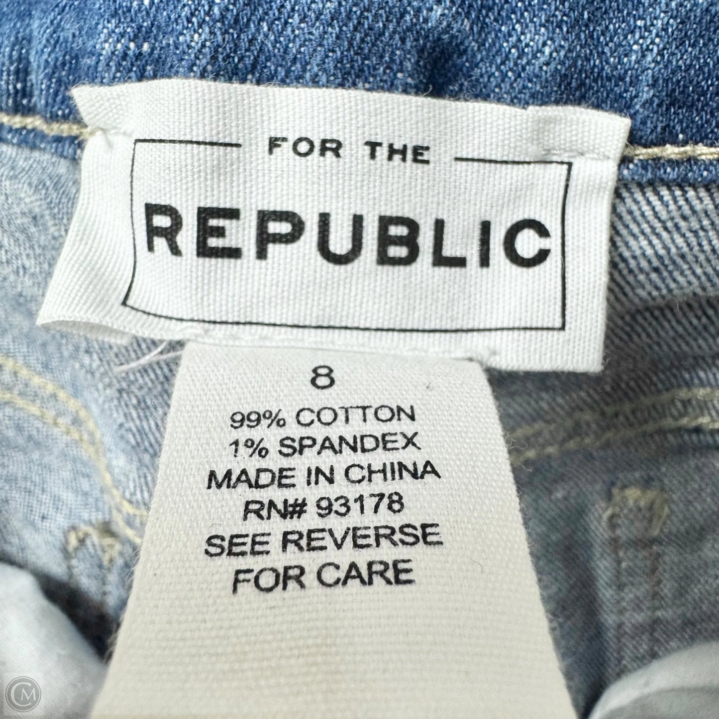 Jeans Flared By For The Republic In Blue Denim, Size: 8