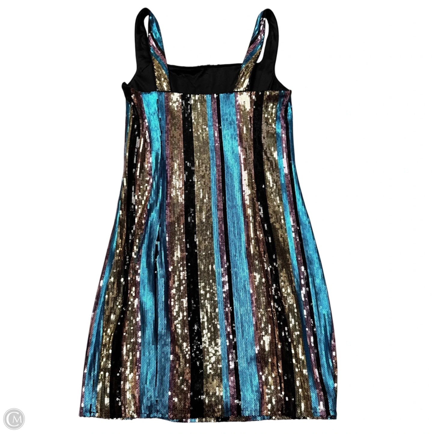 Dress Party Short By Aqua In Striped Pattern, Size: M