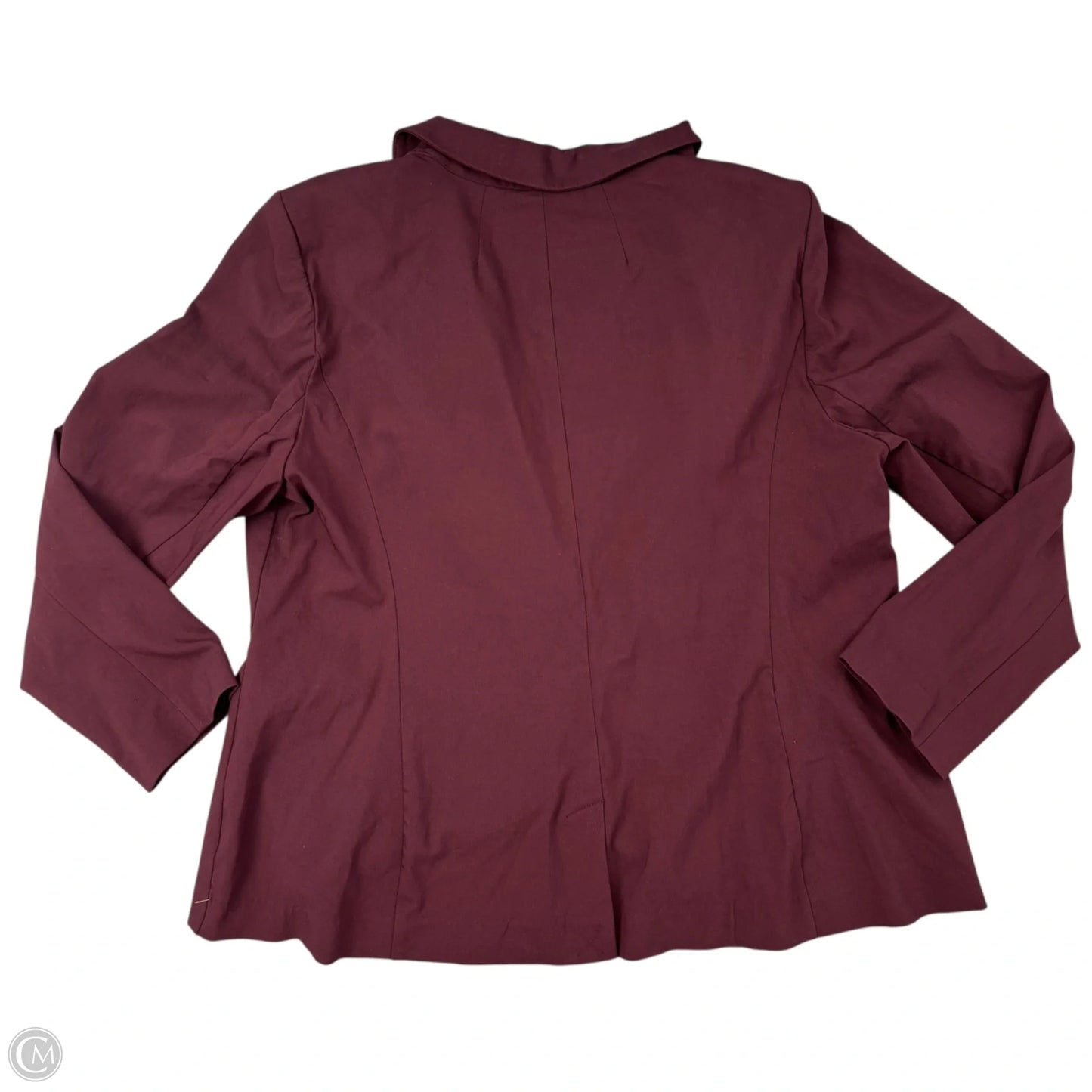 Blazer By Lane Bryant In Maroon, Size: 18