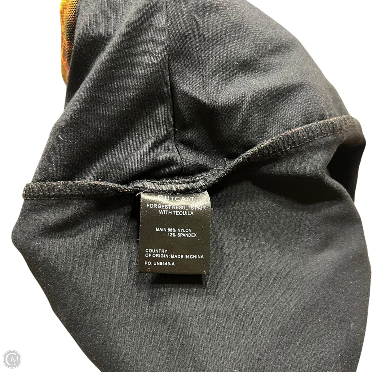 Capris By Outcast In Black & Yellow, Size: M