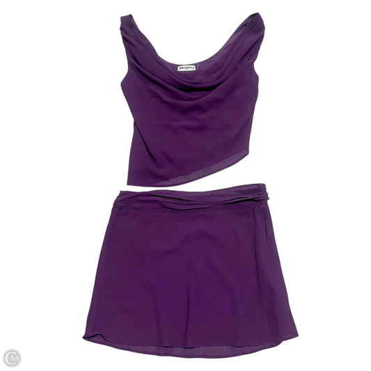 Skirt Set 2pc By Princess Polly In Purple, Size: 8