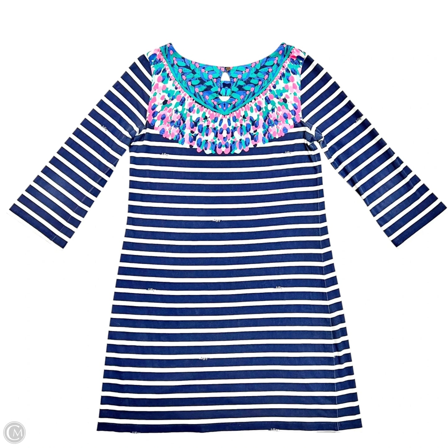Dress Designer By Lilly Pulitzer In Striped, Size: L