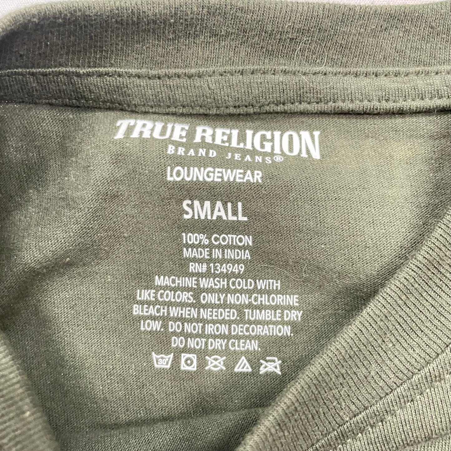 Top Short Sleeve Designer By True Religion  Size: S