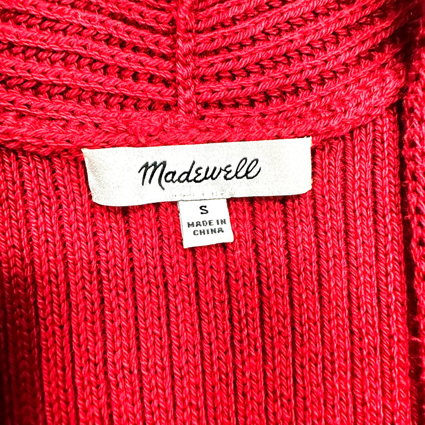 Sweater By Madewell In Red, Size: S